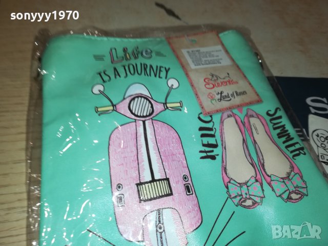 Сувенирна еко кожена чанта тип портмоне с цип 1208231848, снимка 4 - Чанти - 41836825