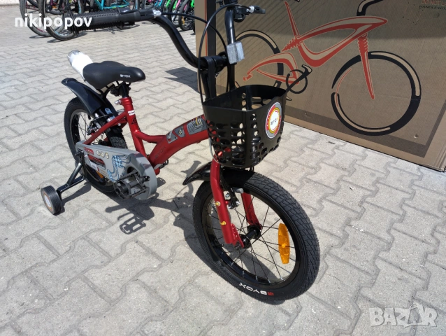 BYOX Детски велосипед 16" ROBO червен, снимка 12 - Велосипеди - 53759333