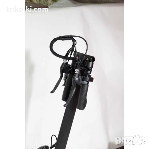 Мощна електрическа тротинетка с амортисьори, километрaж.ж, снимка 10 - Велосипеди - 51027464