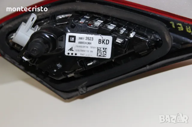 Ляв вътрешен стоп Opel Corsa E 5 врати (2015-2019г.) ляв стоп заден капак 13428451 39012623, снимка 6 - Части - 50337470