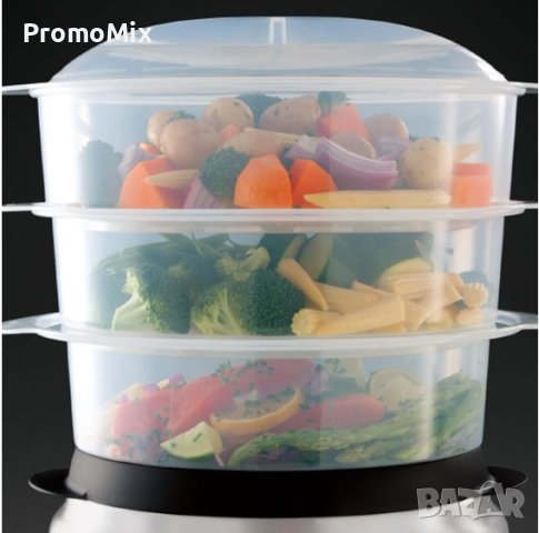 Уред за готвене на пара Russell Hobbs 23560-56 MaxiCook 1000W, снимка 7 - Уреди за готвене на пара - 42235511