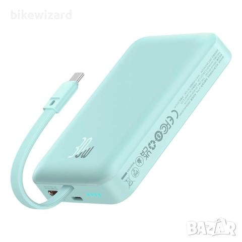 Baseus Magnetic Mini Air Wireless 10000mAh 20W, Fast Charge Powerbank външна батерия НОВА, снимка 4 - Външни батерии - 51749801