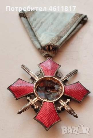 Орден за военна заслуга с лавров венец, снимка 5 - Антикварни и старинни предмети - 53828139