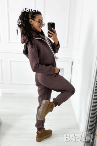Дамски зимен комплект от 3 части анцуг Kaya, 6цвята , снимка 5 - Спортни екипи - 52817355