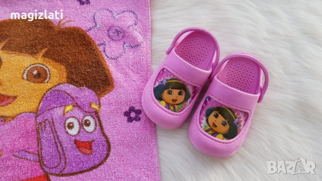 Детски крокс Дора изследователката №24, снимка 2 - Бебешки обувки - 35908918