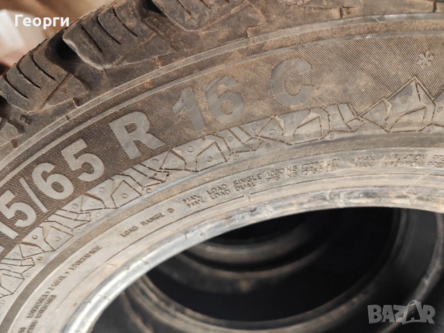 4бр.зимни гуми 215/65/16C Semperit, снимка 5 - Гуми и джанти - 53212726