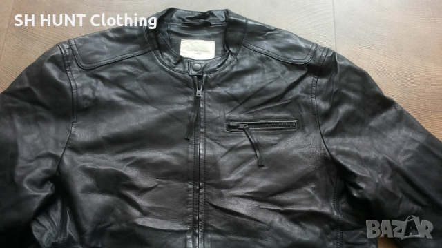 SELECTED Leather Jacket Размер L / XL яке естествена кожа 43-66, снимка 4 - Якета - 52199638
