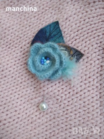 Плетена брошка "Цветле", снимка 12 - Други - 35729214