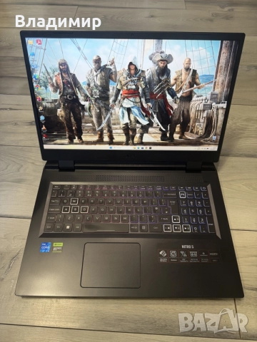 Acer Nitro 5 AN517 55-i5 12500H/16гб/512гб м.2nvme/RTX 3060/Подсветка