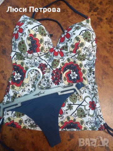 Долнище на бански тип монокини тъмно син цвят Акула, снимка 4 - Бански костюми - 40437866