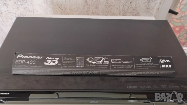 3D Blu-Ray player Pioneer BDP-430, снимка 5 - Други - 53850487