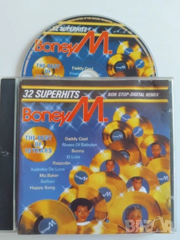 Boney M Thee best of 10 years - матричен диск музика