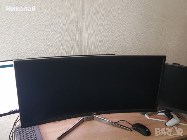 Benq  XR3501 Ultra Wide Curved 35 inch, 144 Hz Гейминг монитор, снимка 1 - Монитори - 42220378