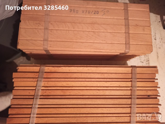 Дъбов паркет 350/70/20 мм, снимка 2 - Естествен паркет - 35959429