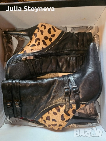 Дамски боти естествена кожа с косъм от пони, снимка 4 - Дамски боти - 51643554