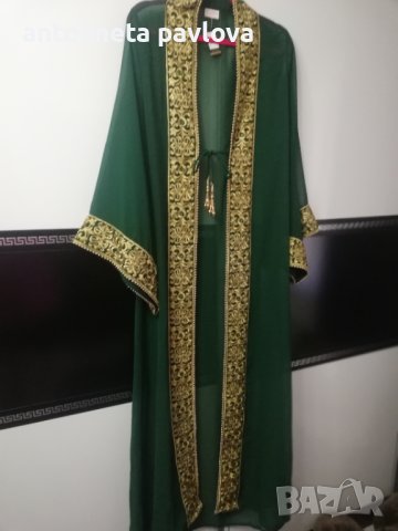 Рокля с наметка и колан , снимка 1