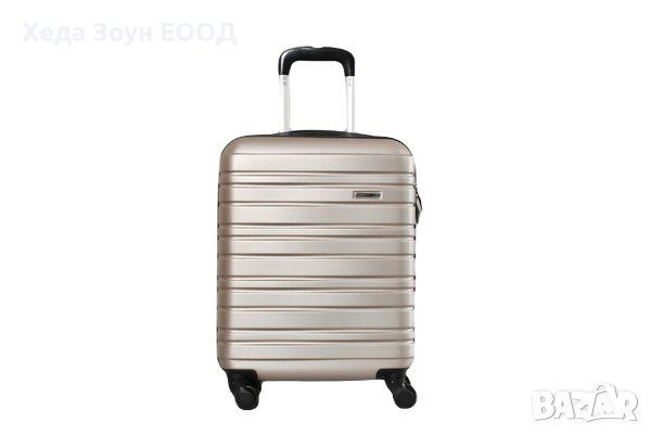 Куфар ABS 54 х 38 х 20см - Черен/Бордо/Розов/Шампанско, снимка 2 - Куфари - 40822556