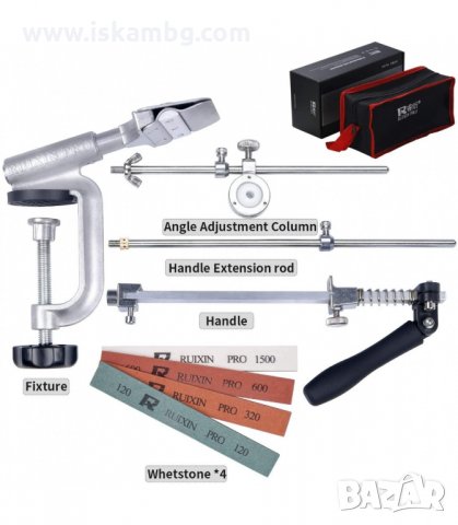ТОЧИЛО ЗА НОЖ С ФИКСИРАН ЪГЪЛ, ЗАТОЧВАНЕ С ПЛОЧКИ, БРУСОВЕ - код ФИКСИРАН ЪГЪЛ, снимка 12 - Аксесоари за кухня - 33936222