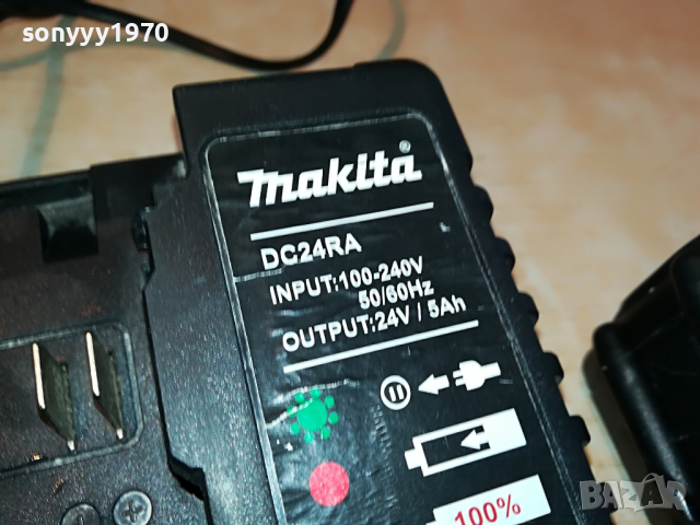 makita charger li-ion+battery pack 3003221613, снимка 2 - Винтоверти - 36284920
