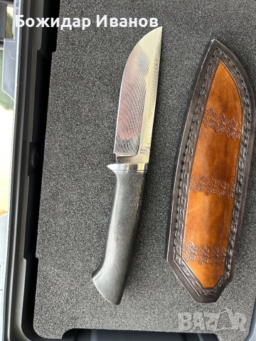 Продавам ловен нож на български майстор 