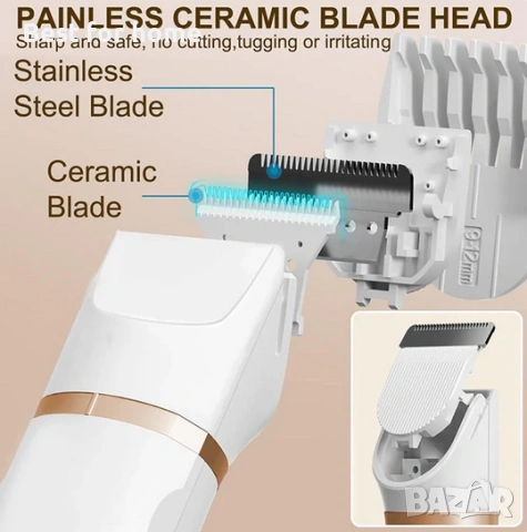 3-в-1 Електрическа бръсначка за брада с база | Подстригване, оформяне и грижа в едно устройство, снимка 5 - Друга електроника - 53755198