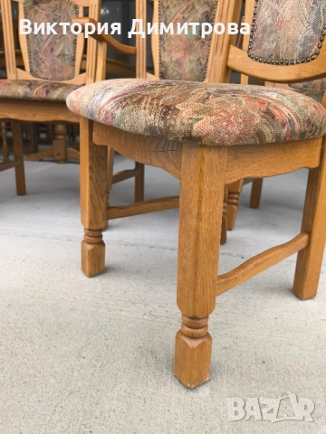 Комплект от 5 трапезни стола , снимка 8 - Столове - 52879075