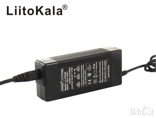 LiitoKala® 13S 54.6V 2A Power Supply Unit 48V/54.6V Li-ion Battery Charger 54.6V2A Lithium Polymer, снимка 3 - Дронове и аксесоари - 41812564