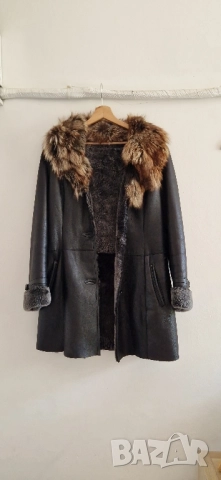 Дамски кожух естествена кожа, снимка 1