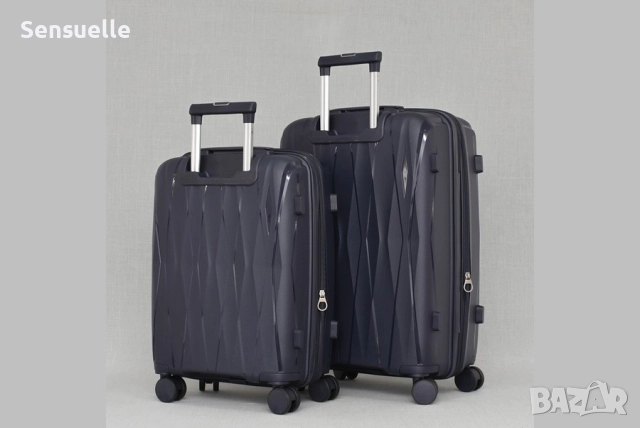 Комплект от 2 куфара, различни цветове, снимка 3 - Куфари - 52654557