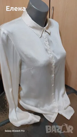 Блуза риза  Н&M .98% коприна. размер S., снимка 11 - Блузи с дълъг ръкав и пуловери - 50011506