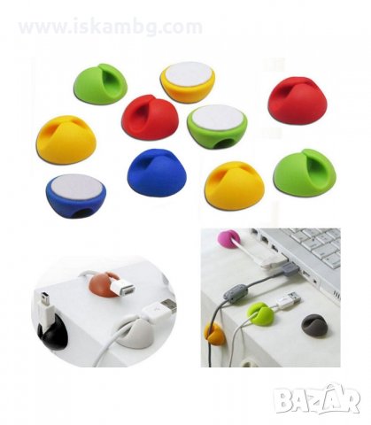 ДЪРЖАЧ ЗА КАБЕЛИ КОМПЛЕКТ ОТ 4 БР. - код 2105, снимка 2 - Други стоки за дома - 33949882