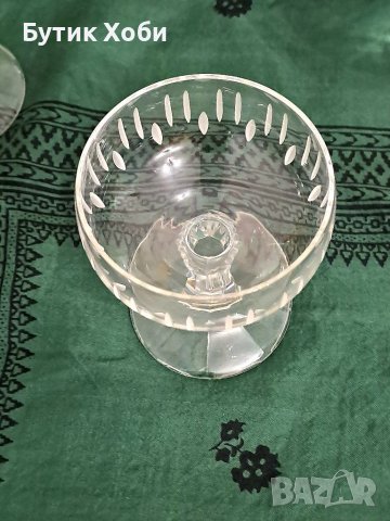 Комплект немски кристални чаши , снимка 6 - Антикварни и старинни предмети - 38775573