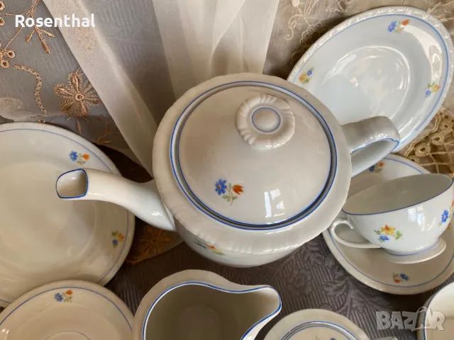 Стар немски сервиз за чай/капучино за двама, снимка 4 - Сервизи - 47333805