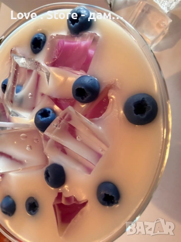 Подарък , свещ ръчна изработка ароматна и нежна , снимка 2 - Декорация за дома - 53614208