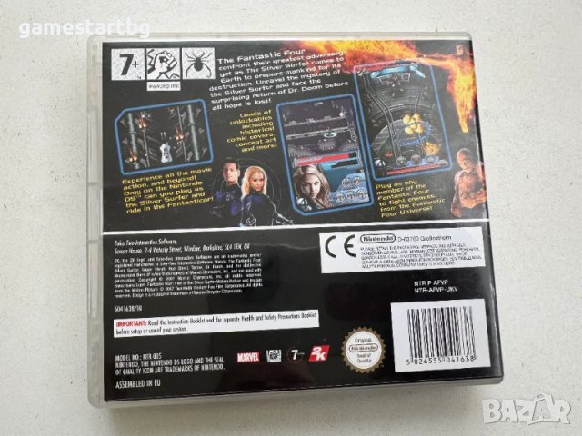 Fantastic Four: Rise of the Silver Surfer за DS, снимка 2 - Игри за Nintendo - 49337461