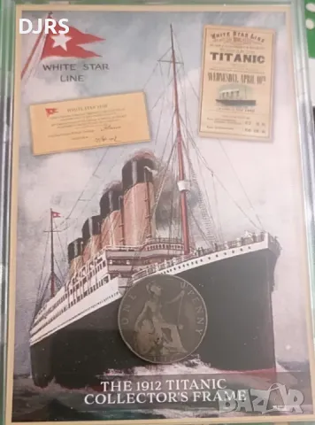 Монета пътувала на ТИТАНИК! (сертификат), снимка 3 - Нумизматика и бонистика - 47786773