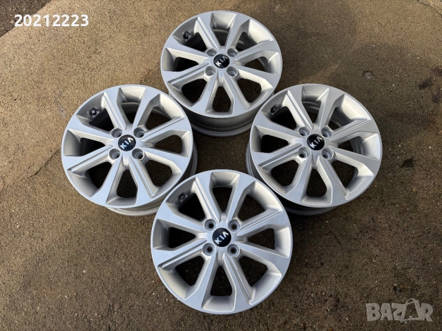 4 броя алуминиеви джанти за Kia Rio IV, 15, снимка 6 - Гуми и джанти - 52773463