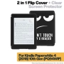 Калъф + протектор за Kindle Paperwhite 2018 (10th Gen) - Angry Face, снимка 1