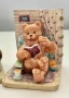 Чифт винтидж държачи за книги Teddy Tales, снимка 3
