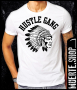 Тениска с щампа HUSTLE GANG, снимка 1 - Тениски - 36211582