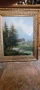 изключително красива картина планински пейзаж внос от западна Европа, снимка 2