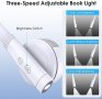 Нова Светлина за четене на книги за врат с вентилатор Подарък, снимка 2