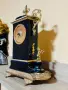 Изключително красив и изящен настолен часовник в класически френски стил (тип Севър / Sèvres), снимка 10