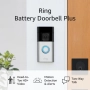 Ring Battery Video Doorbell Безжична видео камера звънец HD шпионка домофон, снимка 4