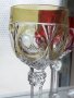 Кристални чаши-комплект от шест броя,многоцветен кристал, снимка 10