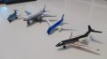 Метални Boeing 787 и 777, 2 пластмасови изтребителя, снимка 9
