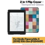 Калъф + протектор за Kindle Paperwhite 2018 (10th Gen) - Squares, снимка 2