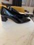 Черни обувки естествен лак, снимка 3