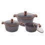 Lexical – PEARL SERIES Гранитен комплект касероли за професионално и домашно готвене, снимка 1