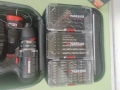 Бормашина+винтоверт PARKSIDE PERFORMANCE12V PBSPA 12 E4+2 батерии, зарядно и комплект свредла+битове, снимка 8